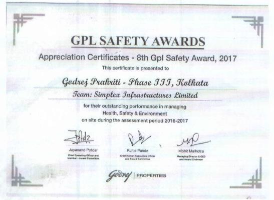 GPL Safety Award